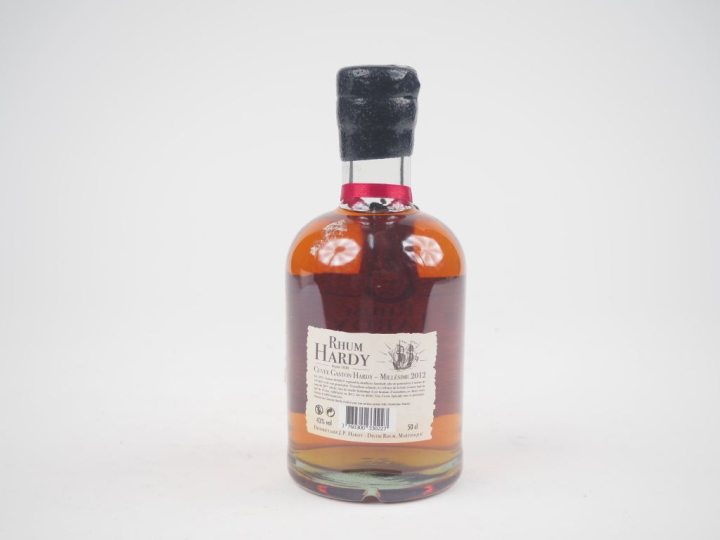 1 BOUTEILLE (50 CL) RHUM HARDY 10 YEARS DISTILLED : 2012 - BOTTLED : 2