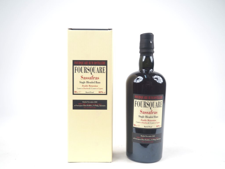 1 BOUTEILLE RHUM FOURSQUARE 14 YEARS VELIER BOTTLED : 11/2020 - 61 % -