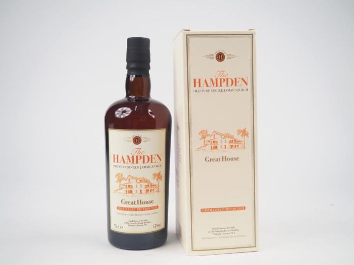 1 BOUTEILLE RHUM HAMPDEN BOTTLED : 2021 - 55 % - CASK : THE GREAT HOUS