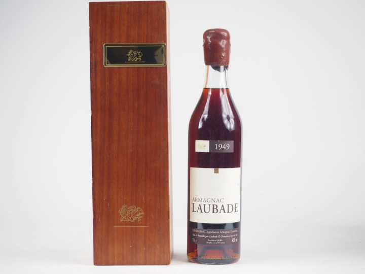 1 BOUTEILLE ARMAGNAC LAUBADE - 1949 - CBO 