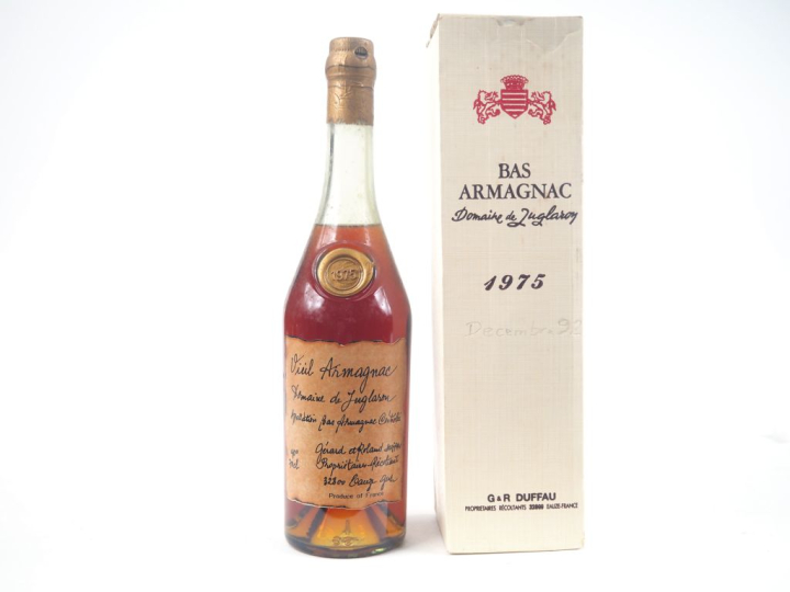 1 BOUTEILLE VIEIL ARMAGNAC DOMAINE DE JUGLARON - 1975 - COFFRET