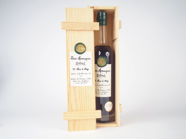 1 BOUTEILLE BAS ARMAGNAC "25 ANS D'AGE" DELORD - CBO 