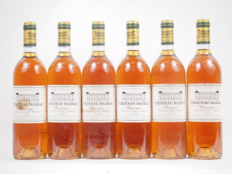 Vente aux enchères 6 BOUTEILLES CHÂTEAU NAIRAC CC BARSAC - 1989 