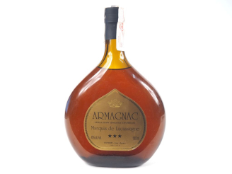 Vente aux enchères 1 BOUTEILLE (1 L) ARMAGNAC *** MARQUIS DE LACASSAGNE 