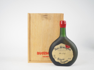 Vente aux enchères 1 BOUTEILLE BAS ARMAGNAC "HORS D'AGE" RÉSERVE BUSQUETS - CBO 