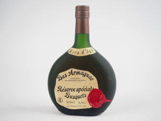 Vente aux enchères 1 BOUTEILLE BAS ARMAGNAC "HORS D'AGE" RÉSERVE SPÉCIALE BUSQUETS 44,6 %