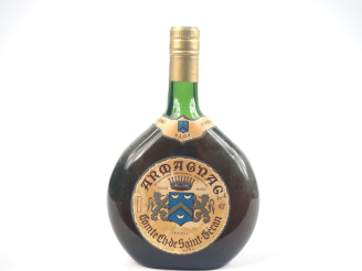 Vente aux enchères 1 BOUTEILLE ARMAGNAC "V.S.O.P" COMTE DE ST VÉRAN