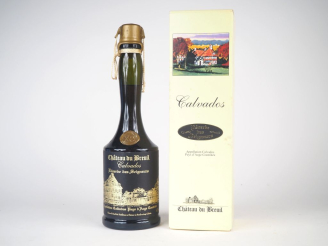 Vente aux enchères 1 BOUTEILLE CALVADOS "RÉSERVE DES SEIGNEURS" XO CHÂTEAU DU BREUIL - CO