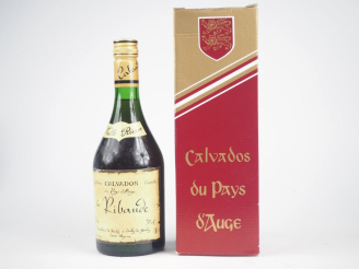 Vente aux enchères 1 BOUTEILLE CALVADOS "VIELLE RÉSERVE" LA RIBAUDE 42 % - COFFRET 