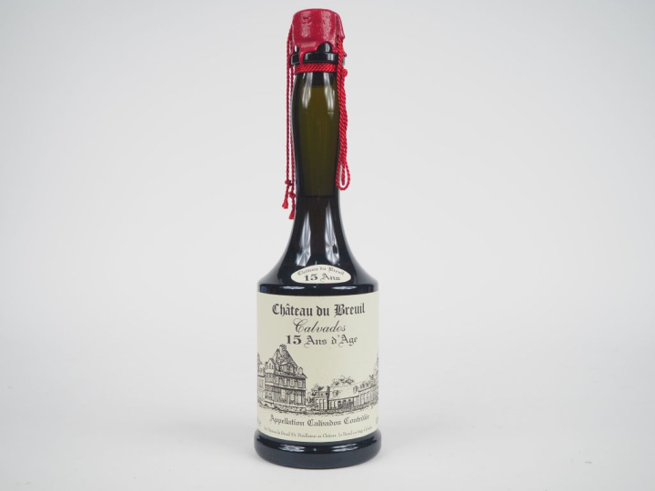1 BOUTEILLE CALVADOS "15 ANS D'AGE" CHÂTEAU DU BREUIL 41 % 