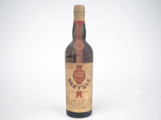 Vente aux enchères 1 BOUTEILLE BANYULS "GRANDE RÉSERVE" VIDAL ROSSINES - 1947 - BS 