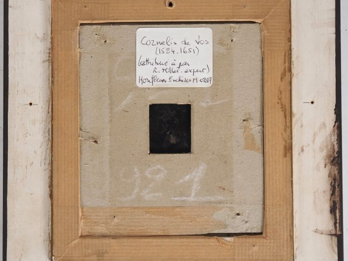 CORNELIS DE VOS (attribué à). "portrait d'enfant" Huile sur cuivre  Di