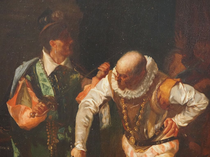Jean Achille BLAIRSY. (d'après) "Henri II" copie du tableau du Musée d