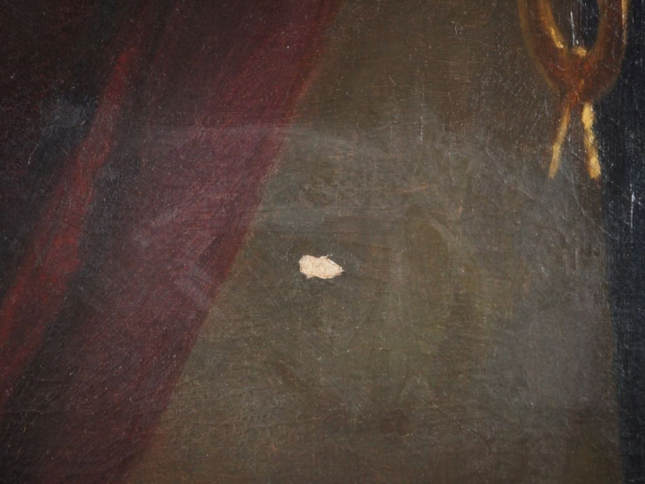 BUCQUOY.  "nature morte" Huile sur toile, signée en bas à gauche et et
