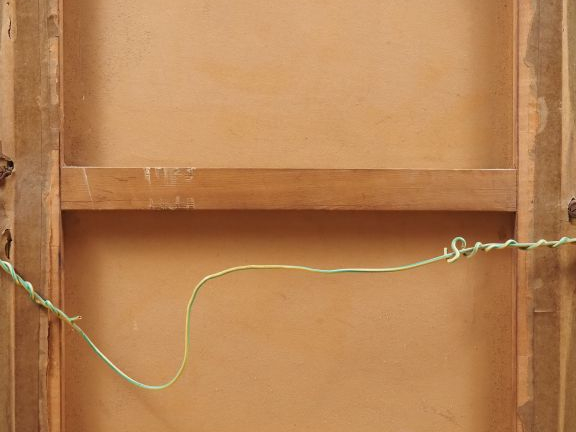 BOISSET.  "portrait d'élégante au collier de perles" Pastel, signé en 