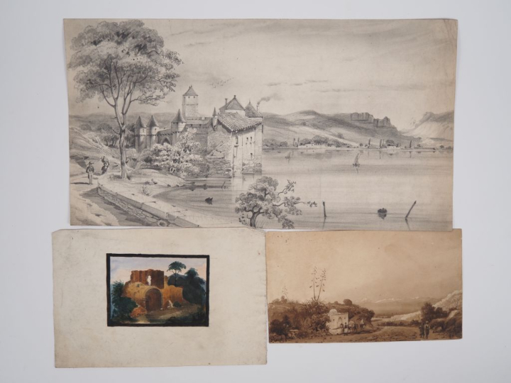 Portefolio : ensemble d'environ 110 dessins et 20 gravures.