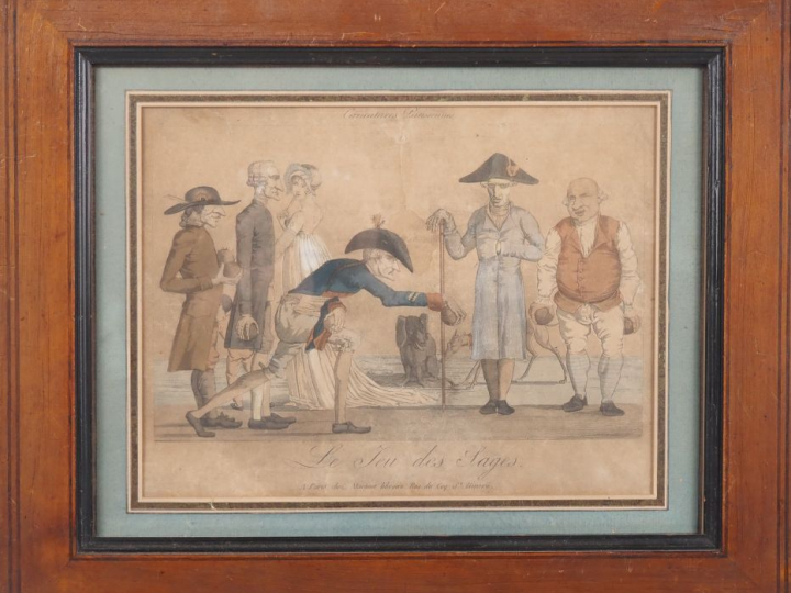 Gravure Directoire "Ah s'il y voyait" Gravure Directoire "caricatures 