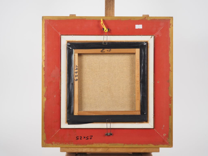 PIERRE HENRY. "le symbolisme de l'oreille" Huile sur toile, signée en 