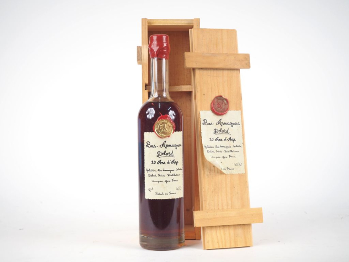 1 BOUTEILLE BAS ARMAGNAC "20 ANS D'AGE" DELORD - CBO 