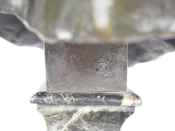 FALGUIERES.  "Diane chasseresse" Sculpture en bronze, à patine brune s