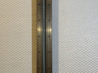 Vente aux enchères EON à Paris. Thermomètre à vapeur. Signé. L. 96 cm On y joint un barom