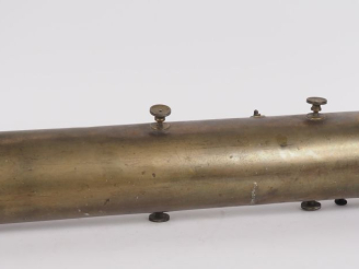 Vente aux enchères W   S JOHN'S. Londres Téléscope en laiton Signé H. 87 cm