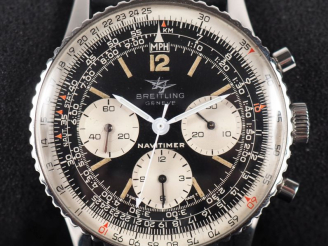 Vente aux enchères BREITLING, Navitimer Ref. 806 Montre bracelet en acier.  Boitier rond,