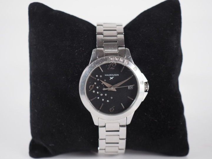MAUBOUSSIN N°9436600-008 Montre bracelet de dame en acier, modèle "So 