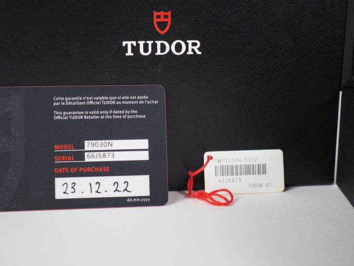 TUDOR, Black Bay Ref. 79030N N. Série 66J5873 Montre bracelet chronomè