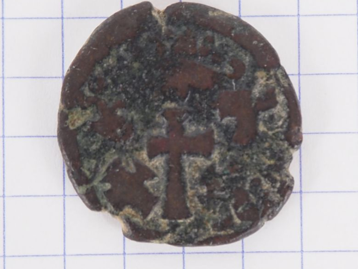 Monnaie byzantine en bronze. Expert : Jean-Sylvain Caillou, EI.