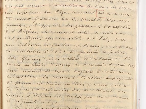 [ALGÉRIE]. CONSTANTIN-WEYER (M.). LE GÉNÉRAL YUSUF. 8 pages sur 8 feui