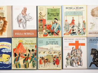 Vente aux enchères [ENFANTINA]. ENSEMBLE de 10 OUVRAGES DE LA « COLLECTION POUR NOS ENFAN
