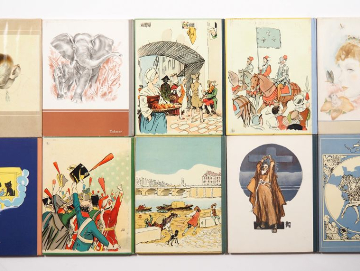 [ENFANTINA]. ENSEMBLE de 10 OUVRAGES DE LA « COLLECTION POUR NOS ENFAN