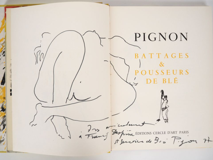 PIGNON (É.). BATTAGES   POUSSEURS DE BLÉ. P., Éditions Cercle d’Art, 1