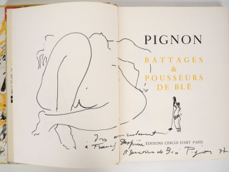 Vente aux enchères PIGNON (É.). BATTAGES   POUSSEURS DE BLÉ. P., Éditions Cercle d’Art, 1