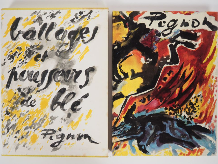 PIGNON (É.). BATTAGES   POUSSEURS DE BLÉ. P., Éditions Cercle d’Art, 1