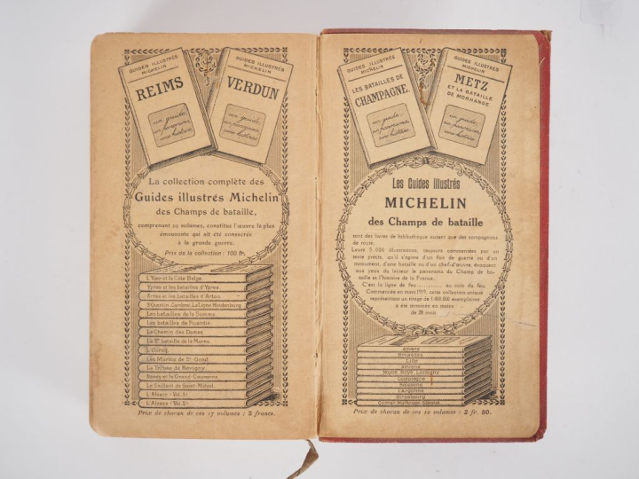 MICHELIN. Guide rouge 1922. (Accidents et frottements).