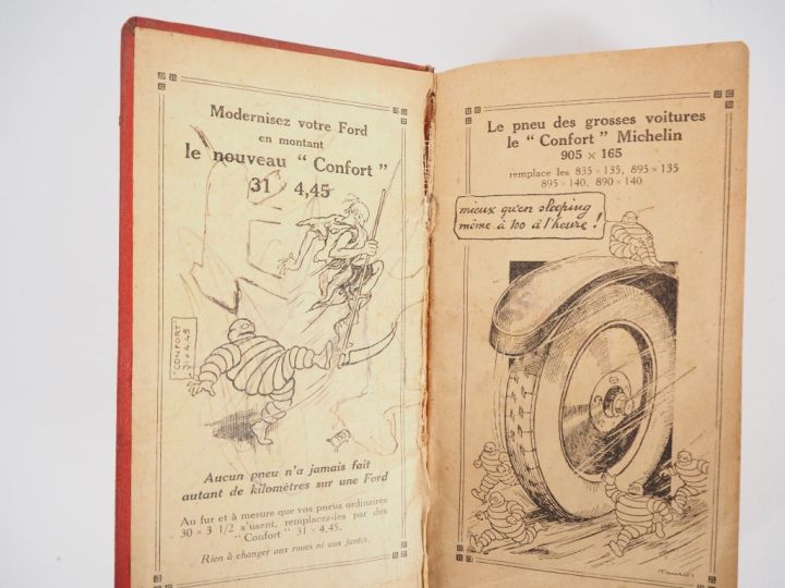 MICHELIN. Guide rouge 1926. (Mauvais état).