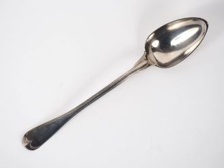 Vente aux enchères Cuillère à ragoût début XIXème en argent 950, poinçon au 2ème Coq, mod