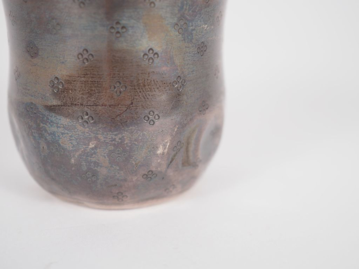 Timbale de forme évasée en argent 925, poinçon Minerve, à décor de sem
