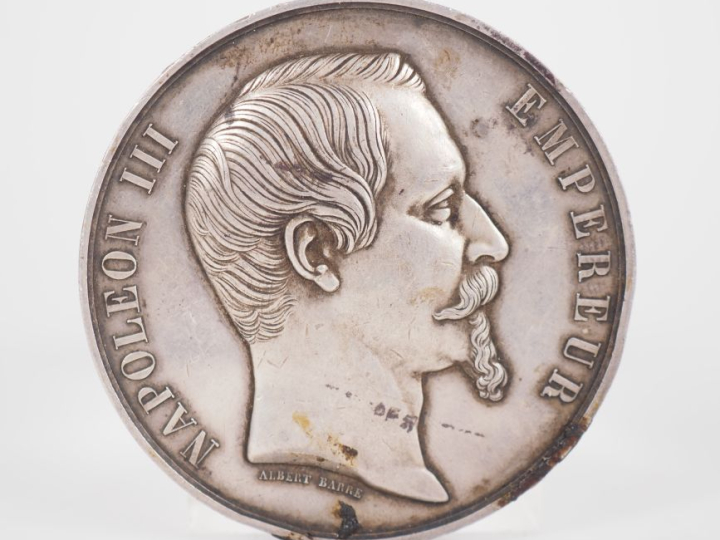 Albert BARRE Médaille de l'Exposition Universelle de Paris de 1855 en 