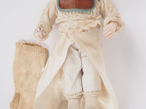 Rare et exceptionnel bébé Bru breveté téteur dans son état d’origine, 