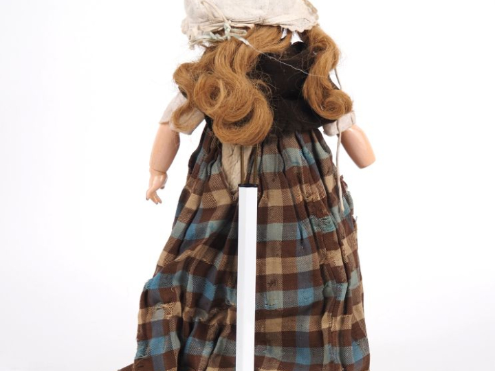 Poupée DEP Simon et Halbig, tête porcelaine, yeux basculants bleus, bo