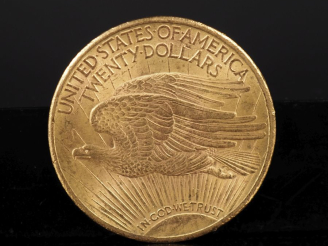 Vente aux enchères Pièce de 20 dollars or, 1924. FRAIS ACHETEURS 10% HT.