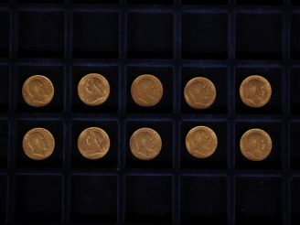 Vente aux enchères Dix souverains or, 1903, 1903, 1901, 1902, 1900, 1903, 1904, 1904, 190