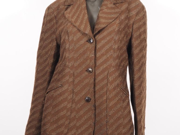 BAZAR de Christian LACROIX Veste rayée en acetate, laine (15%) et acry