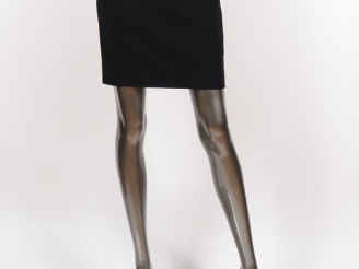 Vente aux enchères Thierry MUGLER, Paris Jupe en laine (100%) noire.  Fermeture par zip, 