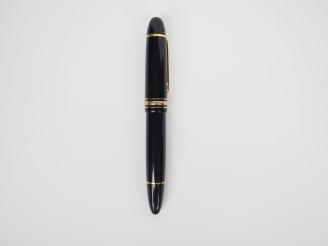 Vente aux enchères MONTBLANC Stylo plume, modèle "Meisterstuck n°149" en résine noir et m