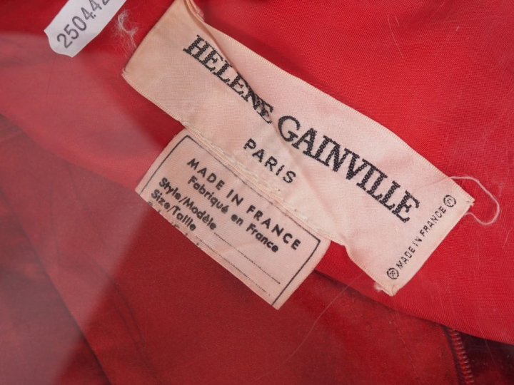 Hélène GAINVILLE, Paris  Tenue du soir en deux parties probablement en