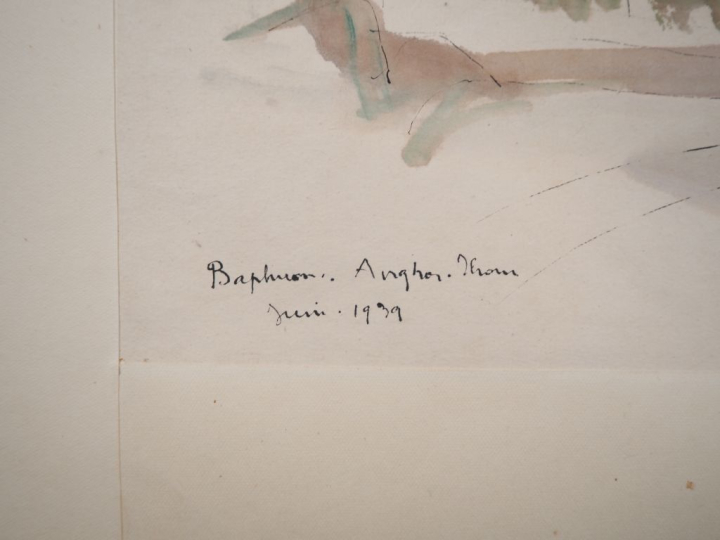 Louis Robert BATE (1898-1948, grand prix de l'Indochine en 1938). "Vue